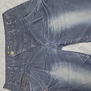 Only Denim Size 29 With Asymetrical Zipper And Button